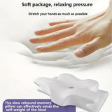 Almohada Cervical Ergonómica Memory Foam 2 en 1 – Diseño Mariposa