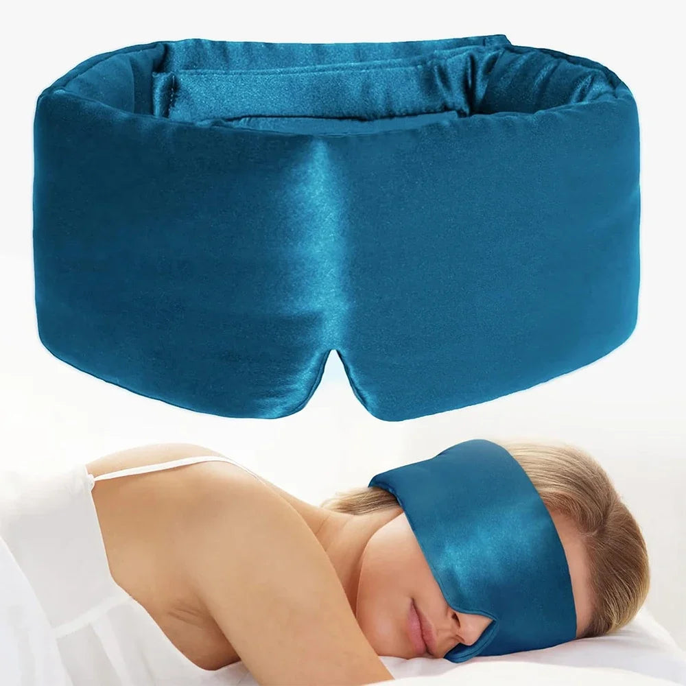 Antifaz de Seda Natural para Dormir – Bloquea la Luz