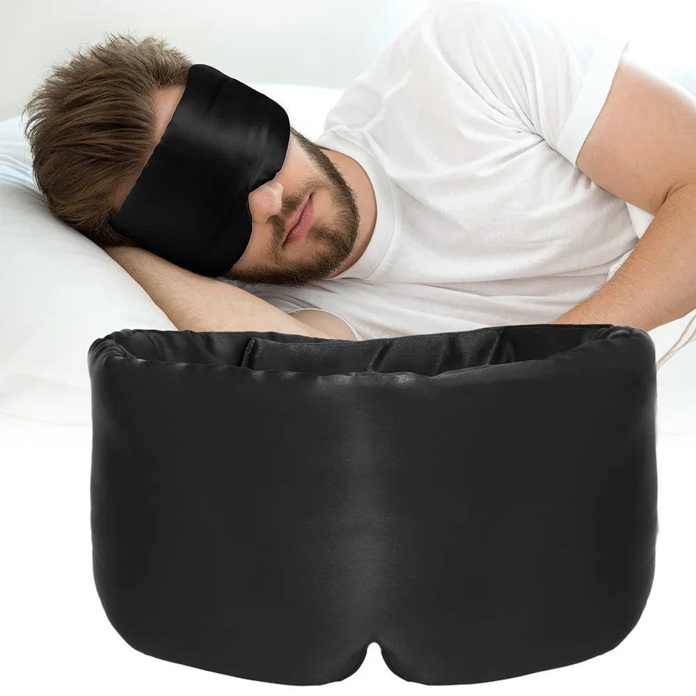 Antifaz de Seda Natural para Dormir – Bloquea la Luz